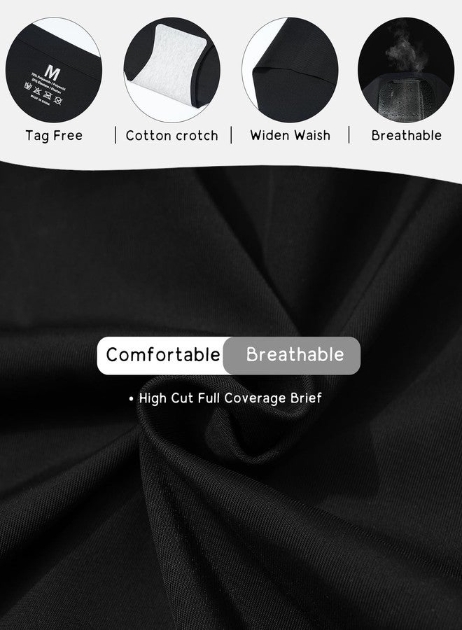 Levao ملابس داخلية نسائية من LEVAO، بخصر عالٍ، بدون خياطة، تغطي كامل الجسم، سراويل داخلية مطاطية غير مرئية، عبوة من 6 قطع - Image 5